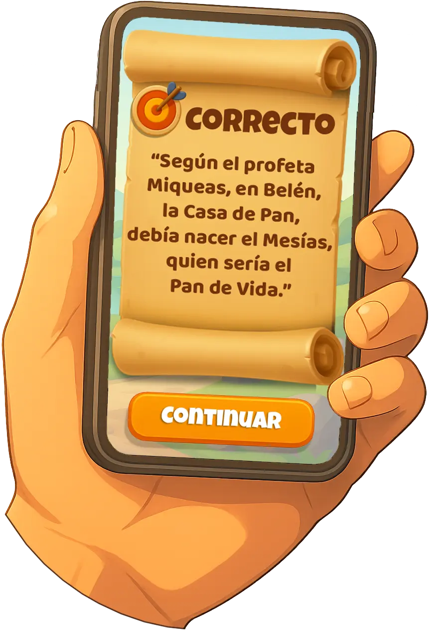 Imagen con la explicación, En Belén, nacería, El Pan de Vida